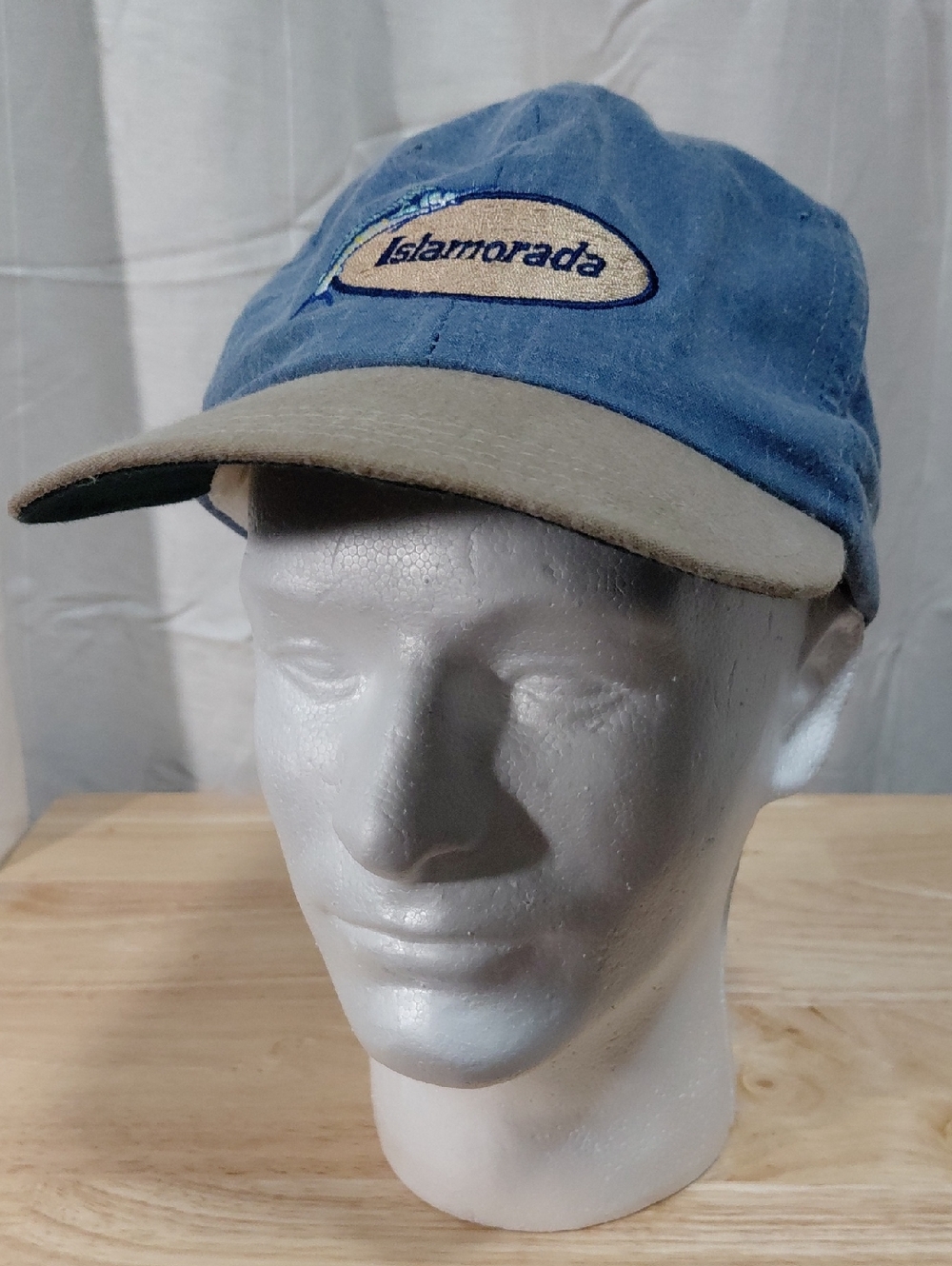Islamorada Blue & Khaki Baseball Cap